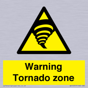 Warning Tornado zone